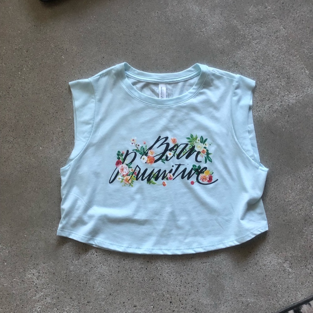 Born Primitive Calligraphy Crop Small